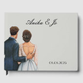 Floral Botanical wedding  ゲストブック (正面)