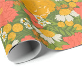 Floral Bouquet ラッピングペーパー (ロールコーナー)
