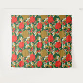 Floral Bouquet Bridal Shower タペストリー (正面(横))