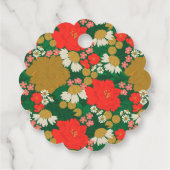 Floral Bouquet Bridal Shower  フェイバータグ (裏面)