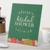 Floral Bouquet Bridal Shower 台座サイン (インサイチュ)