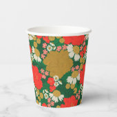 Floral Bouquet Bridal Shower 紙コップ (裏面)