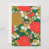 Floral Bouquet Bridal Shower Invitation 招待状 (裏面)