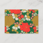 Floral Bouquet Bridal Shower Invitation Insert エンクロージャーカード (裏面)