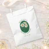 Floral Bouquet Favor Treat Bag フェイバーバッグ (クリップ留めされた状態)