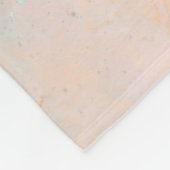 Floral bouquet purple garden フリースブランケット (角)