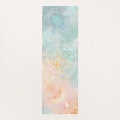 Floral bouquet purple garden ヨガマット (裏面)