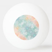 Floral bouquet purple garden 卓球ボール (裏面)