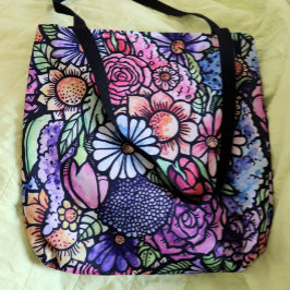 Floral Bouquet Spring Flower トートバッグ