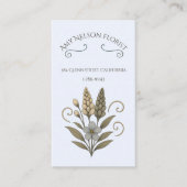 Floral Boutique Business Card correspondance ノートカード (正面)