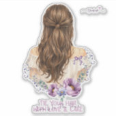 Floral Boutique love in the hair for packaging シール (正面)