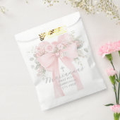  Floral Bow First Holy Communion Elegant フェイバーバッグ (封をした状態)