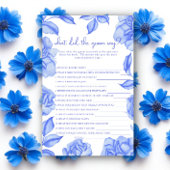 Floral Bridal shower What did the groom say 