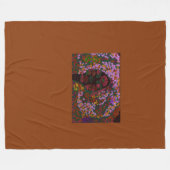 Floral Bride フリースブランケット (正面(横))