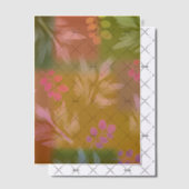 Floral Brown ベラム紙招待状 (オフセット (招待状))