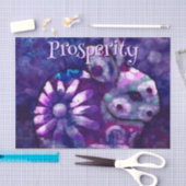 Floral Bunny Rabbit Personalized Decoupage 薄葉紙 (クラフト)