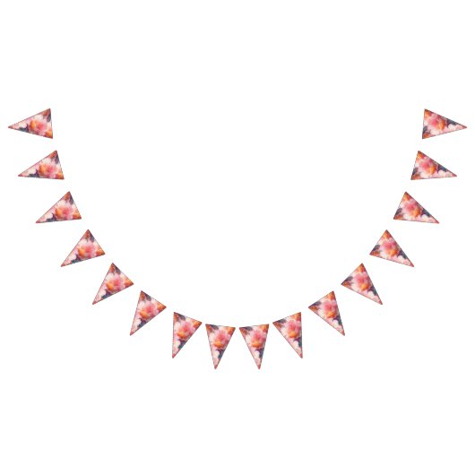 Floral bunting banner バンティングフラッグ (全)