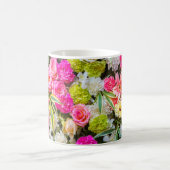 Floral Burst - Vibrant Garden Mug. コーヒーマグカップ (中央)