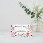 Floral Business card 名刺 (スタンド正面)