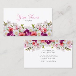 Floral Business Card - II 名刺