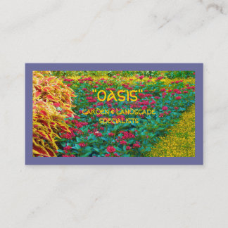 FLORAL BUSINESS CARD/LANDSCAPING, GARDENING,ETC. B 名刺