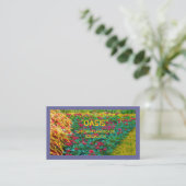 FLORAL BUSINESS CARD/LANDSCAPING, GARDENING,ETC. B 名刺 (スタンド正面)