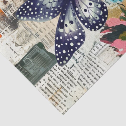Floral & Butterfly Abstract Art College Decoupage 薄葉紙 (詳細)
