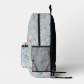 Floral Butterfly Backpack with Peonies プリントバックパック (右)