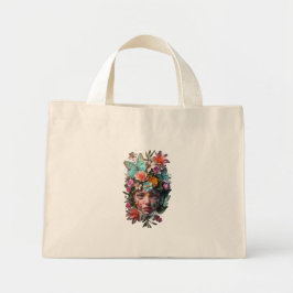Floral Butterfly Dream – Artistic Tote Bag ミニトートバッグ
