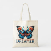 Floral Butterfly Dreamer Tote Bag トートバッグ (裏面)