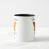 Floral Butterfly Mother's Day Personalized Mug マグカップ (中央)