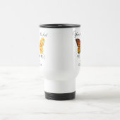 Floral Butterfly Personalized Travel Mug トラベルマグ (中央)