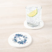 Floral Butterfly Sandstone Coaster コースター (側面)
