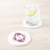 Floral Butterfly Sandstone Coaster コースター (側面)