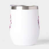 Floral Butterfly Stemless Wine Tumbler (右面)