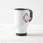 Floral Butterfly Travel Mug トラベルマグ (正面右)