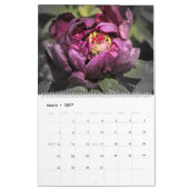 Floral Calendar カレンダー (3月 2027)