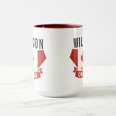 Floral Canada Day | Cute Canadian  マグカップ (中央)