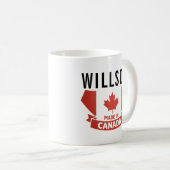 Floral Canada Day Mug | Cute Canadian コーヒーマグカップ (正面右)