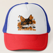 Floral Cat  キャップ (正面)