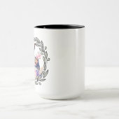 Floral Cat Cup マグカップ (中央)