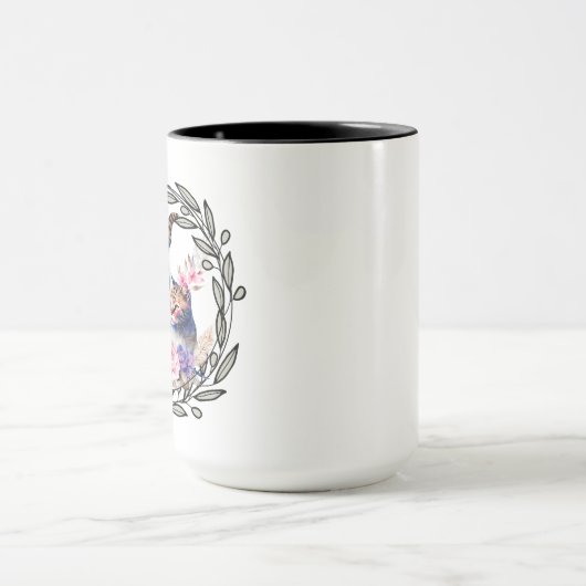 Floral Cat Cup マグカップ (中央)