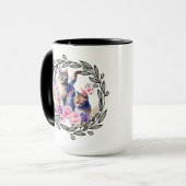 Floral Cat Cup マグカップ (正面左)