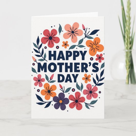 Floral Celebration Card カード (正面)