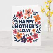 Floral Celebration Card カード (黄色い花)