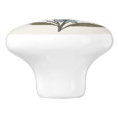 Floral Ceramic Door Handle pink blue セラミックノブ (側面)