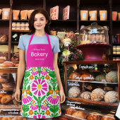 Floral Charm Custom エプロン