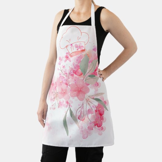 Floral Chef Apron with Hat エプロン (インサイチュ)