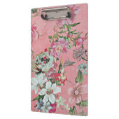 Floral Cherry Blossom Pattern  Notepad Notebook クリップボード (左)