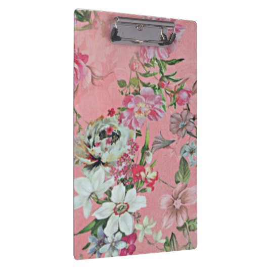 Floral Cherry Blossom Pattern  Notepad Notebook クリップボード (右)